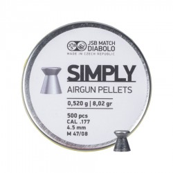 Śrut diabolo JSB Simply 4,5 mm 500 szt. 0,520 g