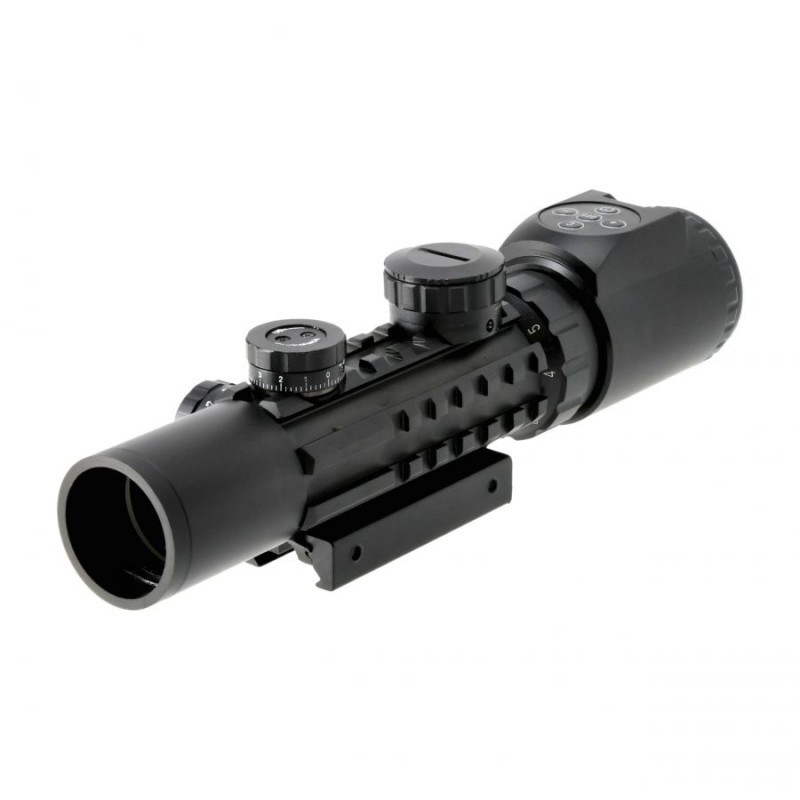   Luneta celownicza Combat 2-6x28 TAC 30 mm iRD Mildot + montaż 22 mm - 3 - Lunety