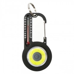 Brelok, karabińczyk z termometrem i latarką Sun Co....