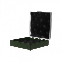 Pudełko Megaline 11x11x3,5 zielono-przezroczyste gąbka 2...