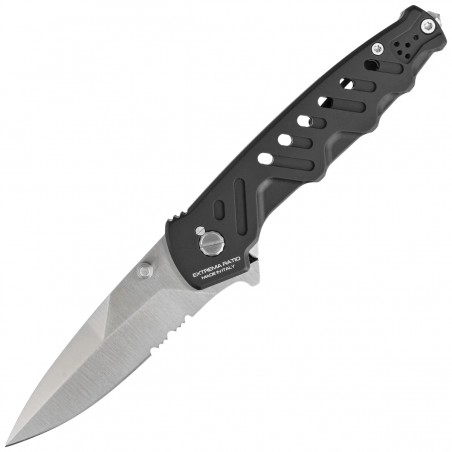 Nóż składany Extrema Ratio Caimano Nero N.A. Black Aluminium, Satin N690 (04.1000.0166/SAT/BLK) Nóż składany Extrema Ratio Caimano Nero N.A. Black Aluminium, Satin N690 (04.1000.0166/SAT/BLK)