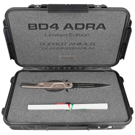 Nóż Extrema Ratio BD4 Adra Contractor LE No 55/70 Tactical Mud Aluminium, Black N690 (04.1000.0498/TM) Nóż Extrema Ratio BD4 Adra Contractor LE No 55/70 Tactical Mud Aluminium, Black N690 (04.1000.0498/TM)