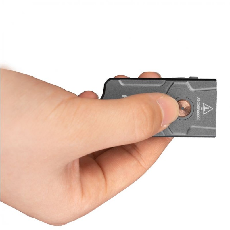   Latarka LED Fenix E03R V2.0 szara - 5 - Latarki