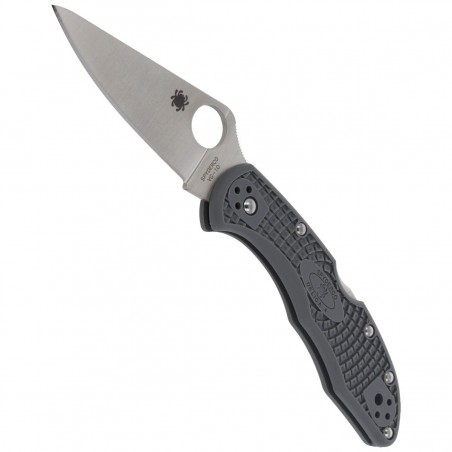 Nóż składany Spyderco Delica 4 FRN Gray Flat Ground Plain (C11FPGY) Nóż składany Spyderco Delica 4 FRN Gray Flat Ground Plain (C11FPGY)