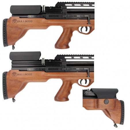 Wiatrówka PCP Hatsan BullBoss W, tłumik QE 5.5 mm Wiatrówka PCP Hatsan BullBoss W, tłumik QE 5.5 mm