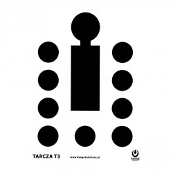 Tarcza strzelecka Range Solutions T3 - Bulinek, 50 szt.