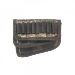 Ładownica na kolbę Forsport rozkładana 1xD kamuflaż-czarny