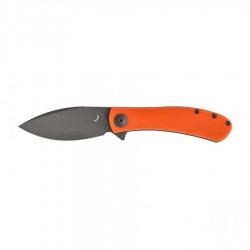 Nóż składany Trollsky Knives Mandu pomarańczowy G10