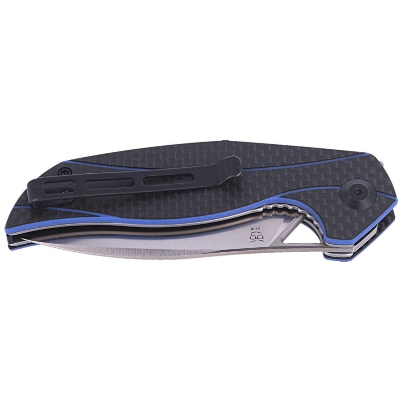 Nóż składany CIVIVI Anthropos Blue G10 / Carbon Fiber, Satin Finish by Elijah Isham (C903B)