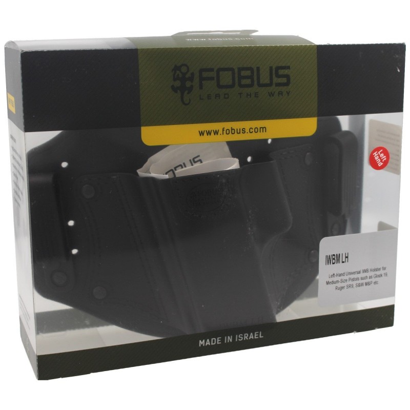 Kabura wewnętrzna Fobus IWB Glock, Walther, Sig, S&W Lewa (IWBM LH)