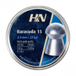 Śrut diabolo H&N Baracuda 15 5,52 mm 250 szt.