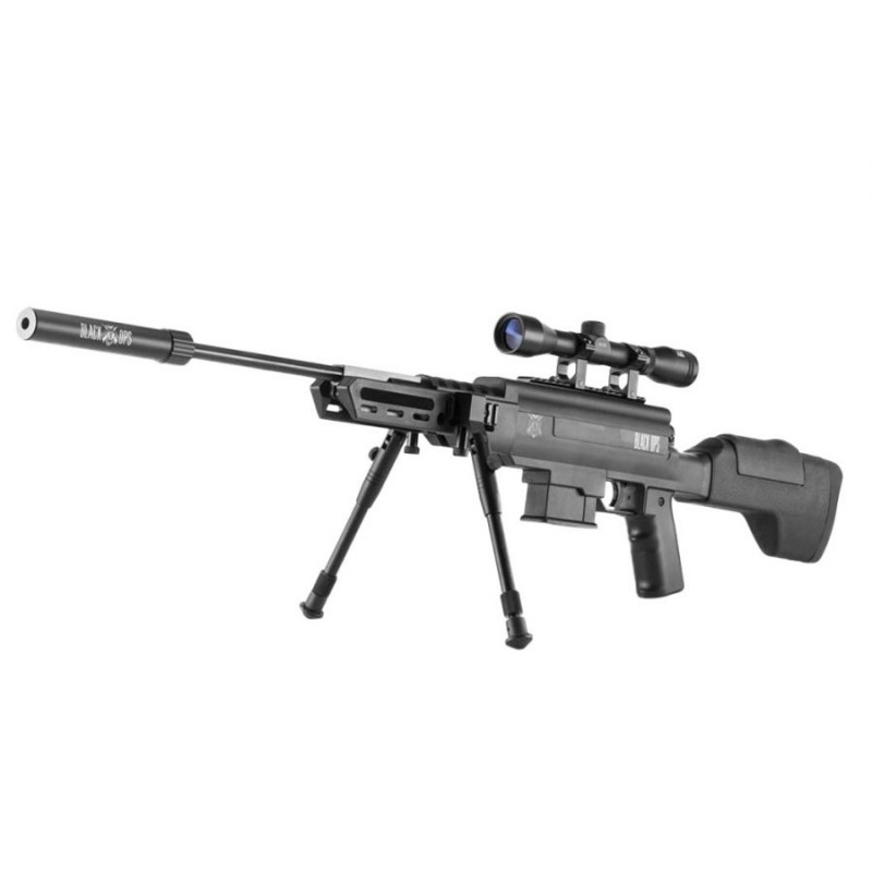   Wiatrówka Black Ops Sniper 5,5 mm z lunetą 4x32 - 5 - Karabinki sprężynowe
