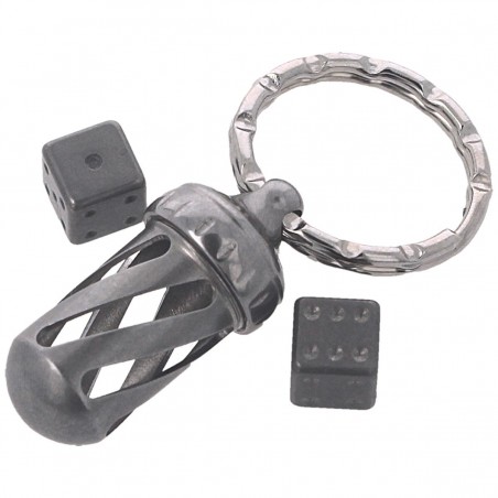 Brelok z kośćmi Lionsteel Acorn Dice, Steel (DD IN) Brelok z kośćmi Lionsteel Acorn Dice, Steel (DD IN)