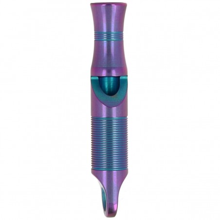 Gwizdek sygnalizacyjny We Knife Purple Titanium z linką Paracord (A-05AP)