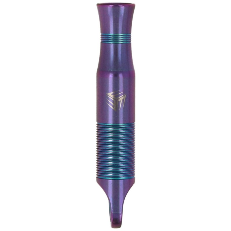 Gwizdek sygnalizacyjny We Knife Purple Titanium z linką Paracord (A-05AP)