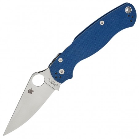 Nóż składany Spyderco Para Military 2 Cobalt Blue G10, Satin CPM SPY27 by Sal, Eric Glesser (C81GPCBL2) Nóż składany Spyderco Para Military 2 Cobalt Blue G10, Satin CPM SPY27 by Sal, Eric Glesser (C81GPCBL2)
