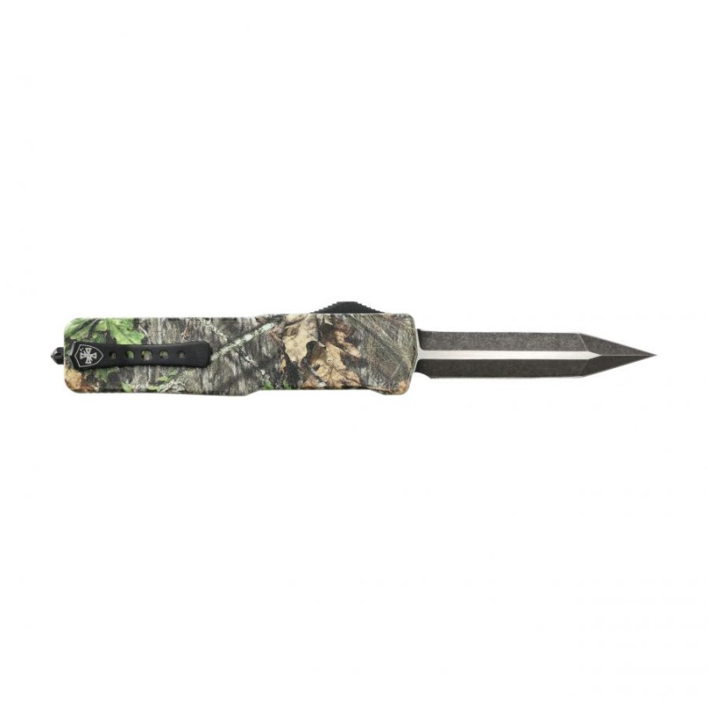   Nóż OTF Templar Knife Large Aluminium Mossy Oak Obsession Dagger Black - 2 - Noże sprężynowe