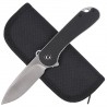 Nóż składany CIVIVI Elementum Flipper Black G10, Satin Finish (C907A)