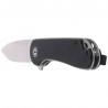 Nóż składany CIVIVI Elementum Flipper Black G10, Satin Finish (C907A)
