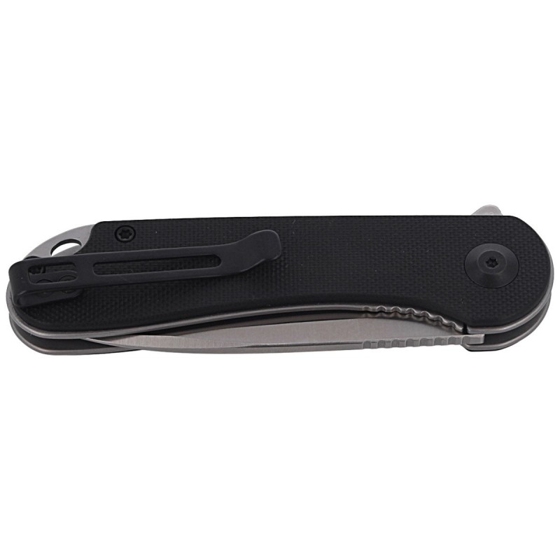 Nóż składany CIVIVI Elementum Flipper Black G10, Satin Finish (C907A)