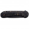 Nóż składany CIVIVI Elementum Flipper Shredded Carbon Fiber / Golden Shred, Black Damascus (C907C-DS1)