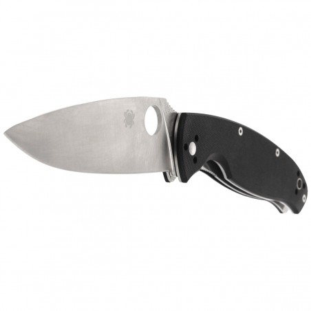 Nóż składany Spyderco Resilience G-10 Black Plain (C142GP)