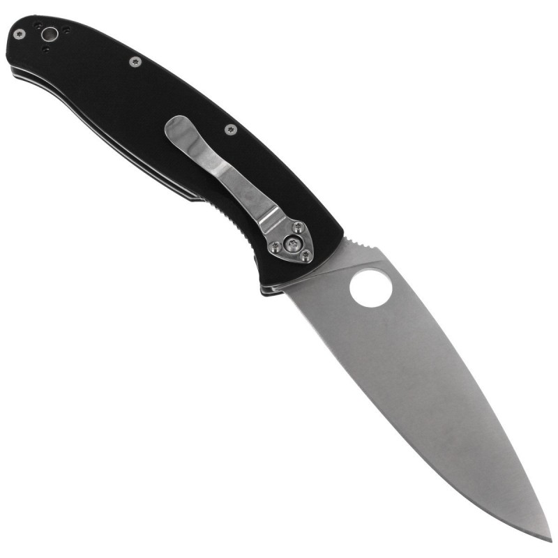 Nóż składany Spyderco Resilience G-10 Black Plain (C142GP)