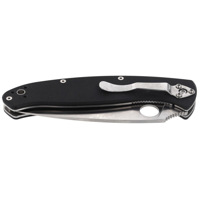 Nóż składany Spyderco Resilience G-10 Black Plain (C142GP)