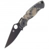 Nóż składany Spyderco Para Military 2 G-10 Camo, Black Blade (C81GPCMOBK2)