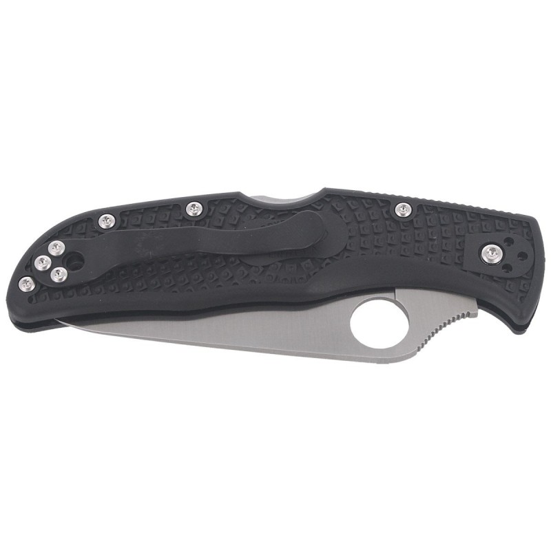 Nóż składany Spyderco Endela FRN Black Plain (C243PBK)