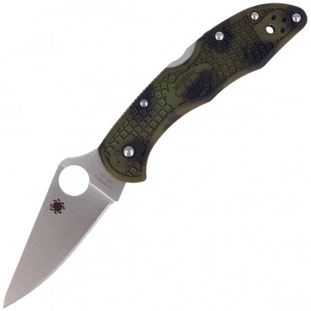 Nóż składany Spyderco Delica 4 FRN Zome Green, Plain VG-10 (C11ZFPGR) Nóż składany Spyderco Delica 4 FRN Zome Green, Plain VG-10 (C11ZFPGR)