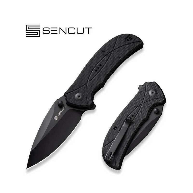 Nóż składany Sencut Hyrax Black G10, Black 9Cr18MoV (S23097-1)