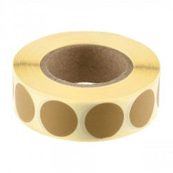 Zaklejki do tarcz Range Solutions IPSC brązowe 20mm,...