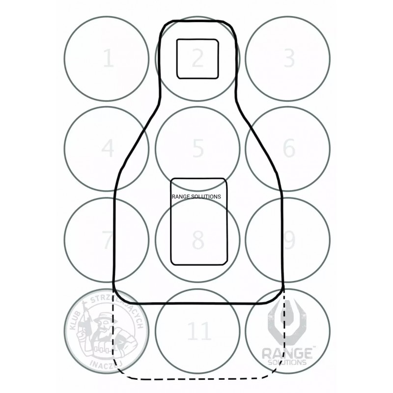 Tarcze Strzeleckie FBI KSI - 500 szt.