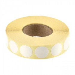 Zaklejki tarczy Range Solutions fi 20 białe, 2000szt.