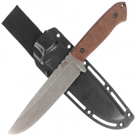 Nóż Za-Pas Expendable Brown Micarta, Acid Stonewashed NMV (EX-ST-M-BR) Nóż Za-Pas Expendable Brown Micarta, Acid Stonewashed NMV (EX-ST-M-BR)