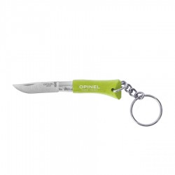 Nóż składany Opinel Colorama 02 brelok inox grab limonkowy