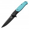 Nóż składany Bestech Swordfish Black/Tiffany Blue G10, Black PVD 14C28N (BG62E)