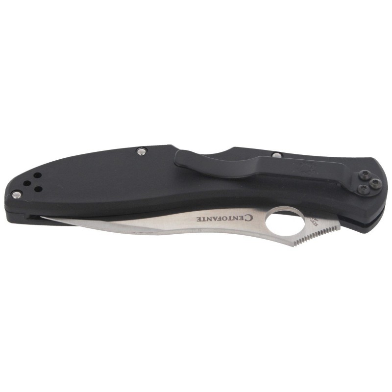 Nóż składany Spyderco Centofante 3 FRN Black Plain (C66PBK3)