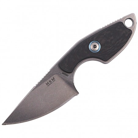 Nóż na szyje MKM Mikro 1 Carbon Fiber, Stonewashed M390 by Jesper Voxnæs (MKMR01-CF) Nóż na szyje MKM Mikro 1 Carbon Fiber, Stonewashed M390 by Jesper Voxnæs (MKMR01-CF)