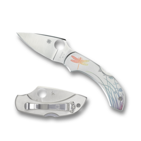Nóż składany Spyderco Dragonfly Tattoo Stainless, Satin Plain VG-10 by Sal Glesser (C28PT) Nóż składany Spyderco Dragonfly Tattoo Stainless, Satin Plain VG-10 by Sal Glesser (C28PT)
