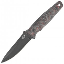 Nóż MKM TPF Defense Dark Matter Red Carbon Fiber, Dark Stonewashed MagnaCut by Bob Terzuola (MK-TPFD-CFDRD)