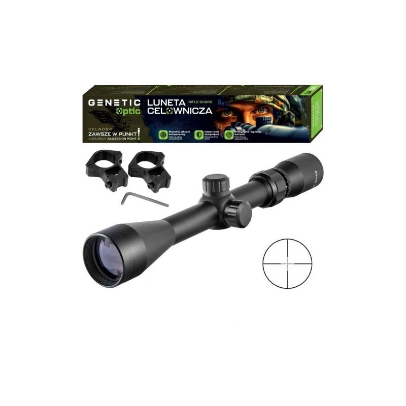   LUNETA CELOWNICZA 3-9X40 MIL-DOT montaż 11mm - 1 - Montaże