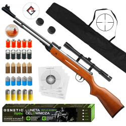   Wiatrówka B3 kal. 4,5mm dolny naciąg, drewno - Zestaw z Lunetą - 1 - Karabinki sprężynowe