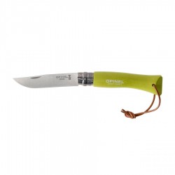 Nóż składany Opinel Colorama 07 inox grab limonkowy