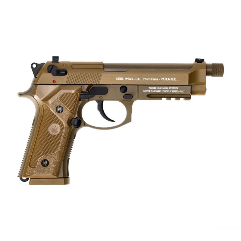   Pistolet wiatrówka Beretta M9A3 FM 4,5 mm brązowy - 2 - Pistolety Co2