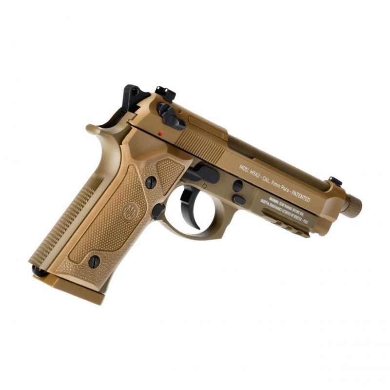   Pistolet wiatrówka Beretta M9A3 FM 4,5 mm brązowy - 4 - Pistolety Co2