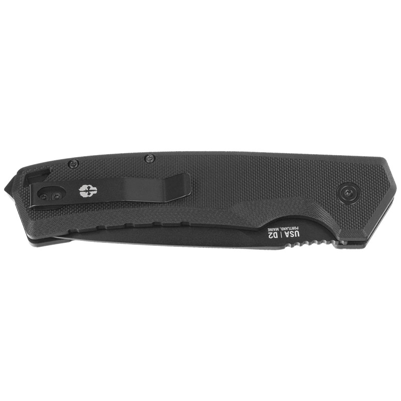 Nóż automatyczny Tekto A3 Delta D/P Black G10, Black D2