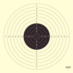 Tarcza strzelecka Olimpijka LUX - pakiet 50 szt. pistolet...