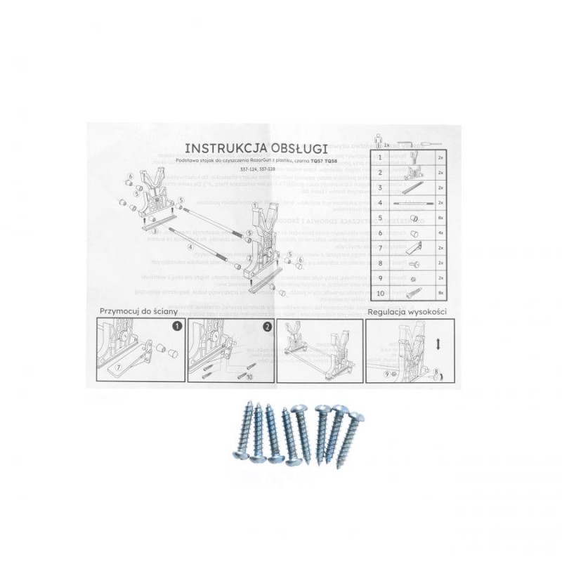   Podstawa stojak do czyszczenia RazorGun Adjustable z plastiku, czerwona - 5 - Akcesoria strzeleckie
